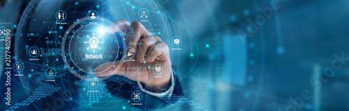 Quadro su tela IT specialist handhold Network Administration tasks