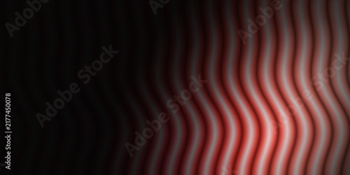 Red glowing wavy line pattern background fading into dark left side vignette