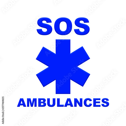 clipart SOS ambulances, PNG fond transparent
