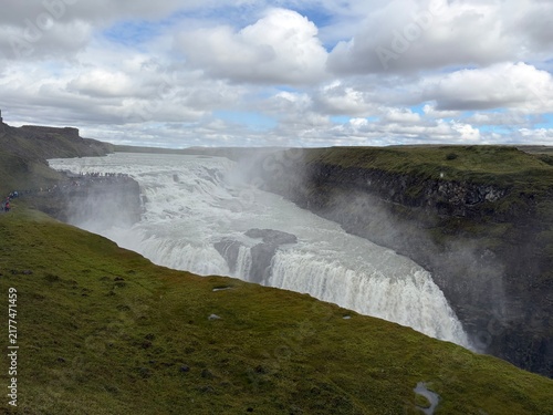 Canvas Print waterfall in iceland