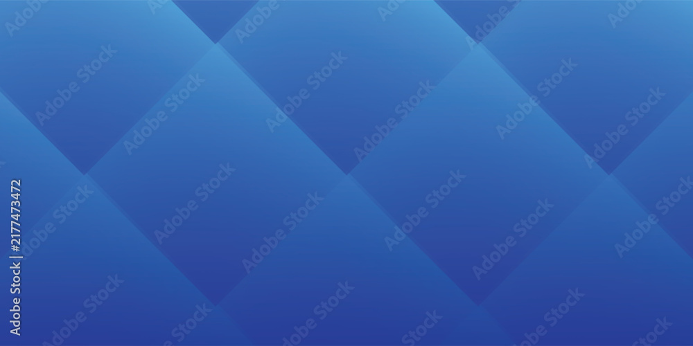 Obraz premium Abstract Blue Diamond Geometric Background with Overlapping Rhombus Grid Pattern and Soft Gradient Texture for Modern Tech Presentation, Business Banner, or Corporate Website Design