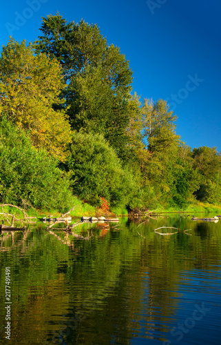 Photography Willamette River, Willamette River Greenway, Marion County, Oregon