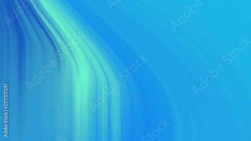 Abstract Blue and Teal Flowing Lines Background.
