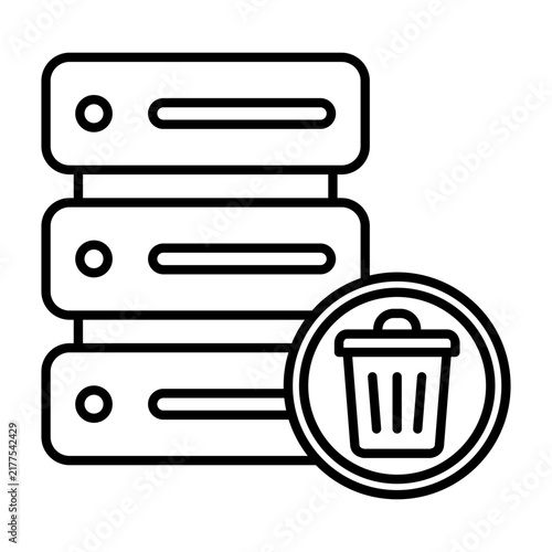 Delete Data Icon