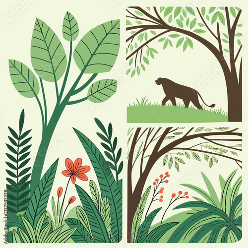 animals in the forest