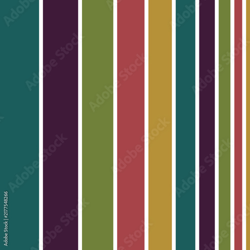 Abstract Vertical Striped Pattern in Earthy and Deep Green Tones