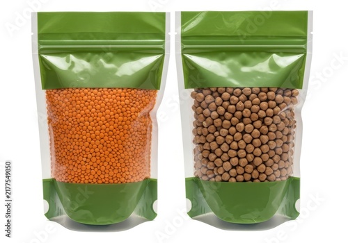 Two resealable bags of whole and crushed brown spices or seeds
