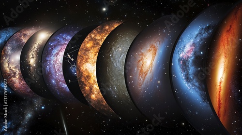 Exploring the universe, a magnificent telescope in space reveals stunning images of faraway galaxies, showcasing vibrant colors and intricate details. A glimpse into the cosmos unfolds
