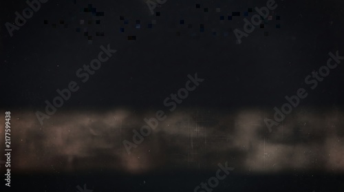 Retro film noise texture background with subtle smoke and pixel grain