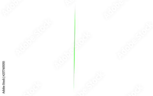 Green Vertical Glowing Light Streak Minimal Abstract Vector Background