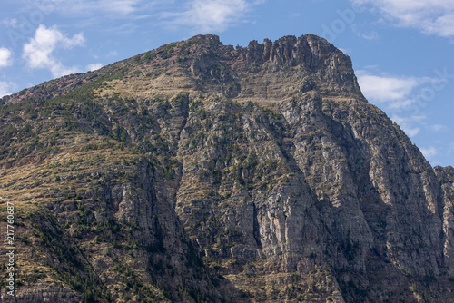 Foto The Garden Wall dominates the landscape with its immense cliffs and jagged alpin