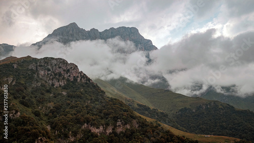 mountain landscape in the morning