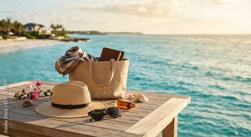 relax on the beach