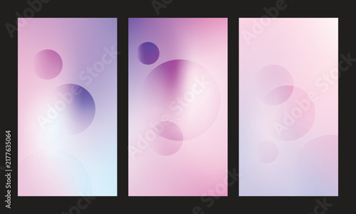 Colorful Abstract Vector Banner Set with Modern Business Card Templates, Pink Purple Orange and Blue Designs, Decorative Frames, Patterns and Creative Web Layouts