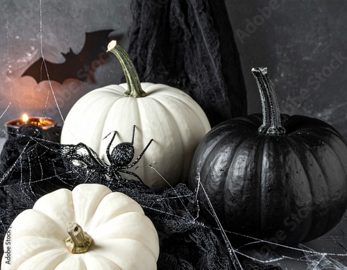 pumpkin on a black background