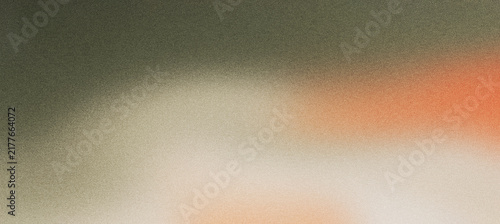 Abstract blurred background with soft light leaks, warm orange and dark green gradient texture. Minimalist out of focus bokeh backdrop. Artistic color transition for modern graphic design.