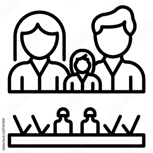 Family Picnic Icon