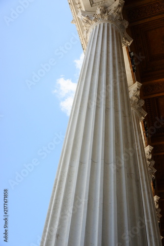 Photography detail of a column