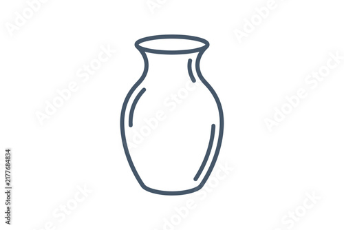 Ceramic Vase Outline Icon