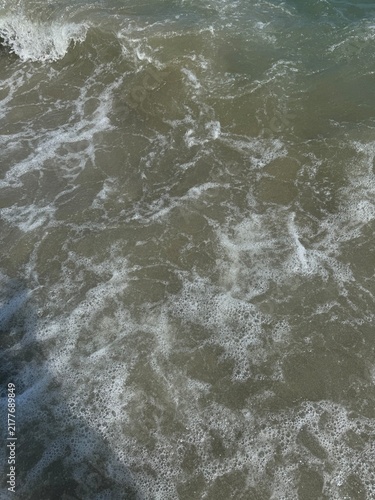 waves on the beach