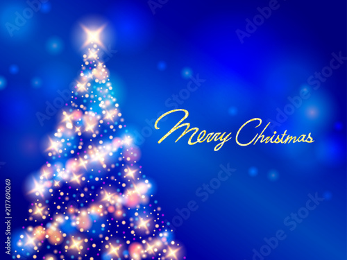 クリスマス 背景 イルミネーション
