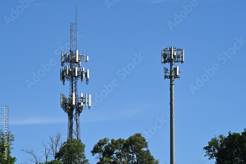 Two Cellular Towers