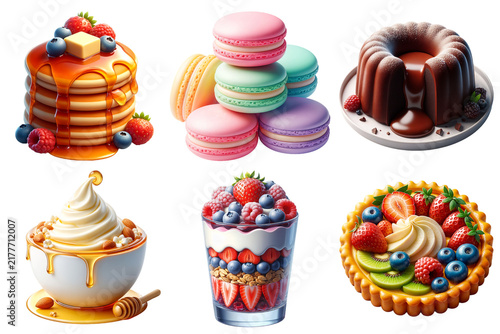 set of sweets