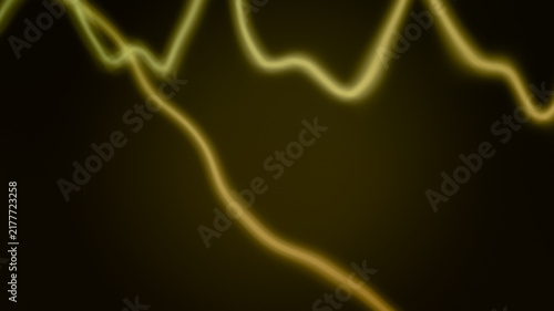 Obraz na płótnie deluxe gradient A sleek, modern abstract background featuring a vibrant, flowing yellow and gold gradient