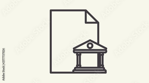 bank reconciliation animation icon
