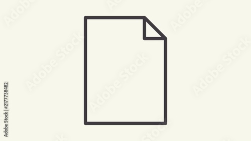 Worksheet animation icon
