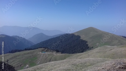 Canvas Print Bedani Bugyal on the way to Roopkund Trail , trekker use to hold there for day