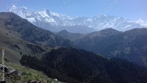 Himalayan View Peaks from Uttarakhand 