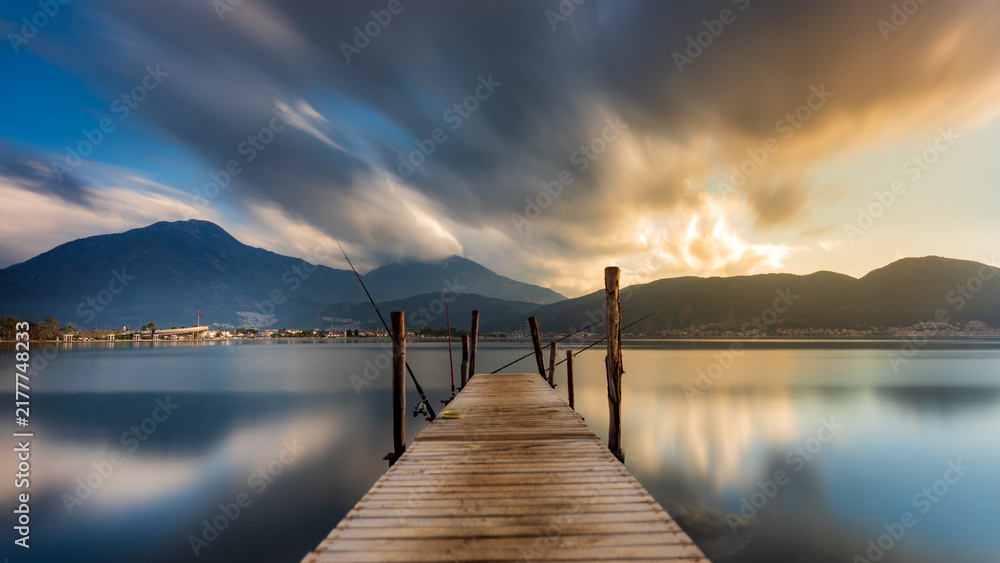 Fototapeta premium Long Exposure near Fethiye, Mugla, Turkey