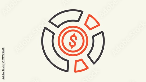  Asset Allocation animation icon