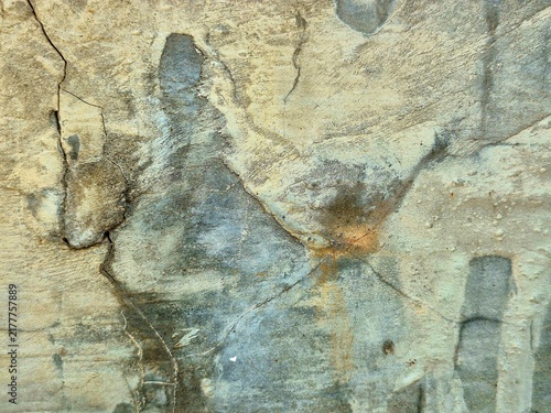 Canvastavla Close up macro texture of weathered concrete wall surface