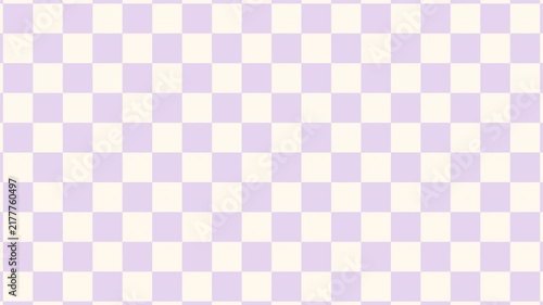 Lavender Cream Checkerboard Transition on Transparent Background