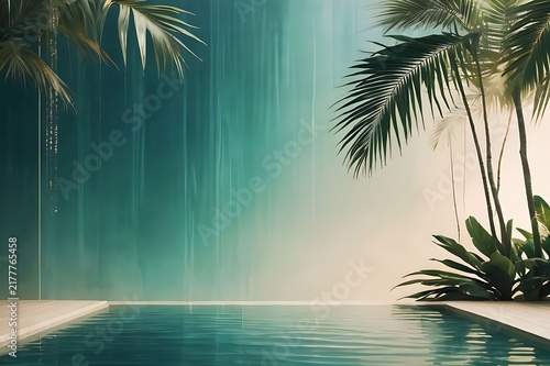 A colab inspired background images of wellness and relaxation.
