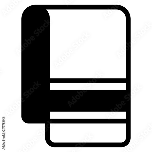 Hair Towel Icon Vector SVG for Haircare and Beauty Apps
