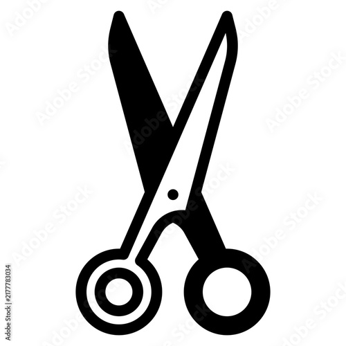 Scissors Icon Svg Vector Graphic for Cutting and Tools