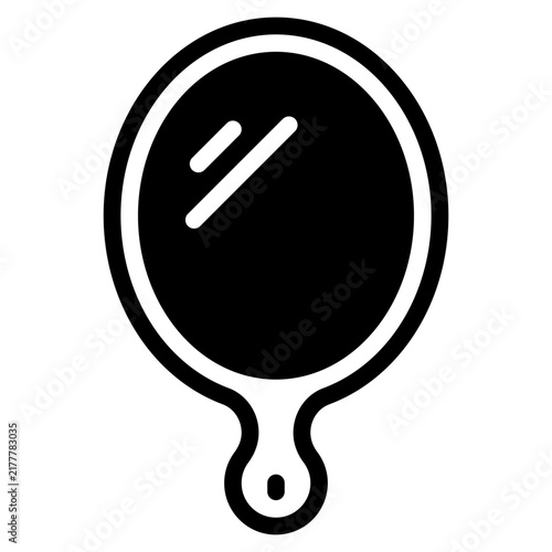 Salon Mirror Icon SVG Vector Graphic