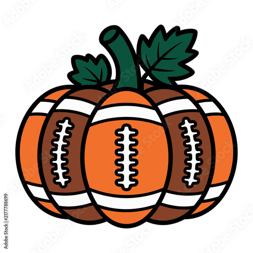Football Pumpkin