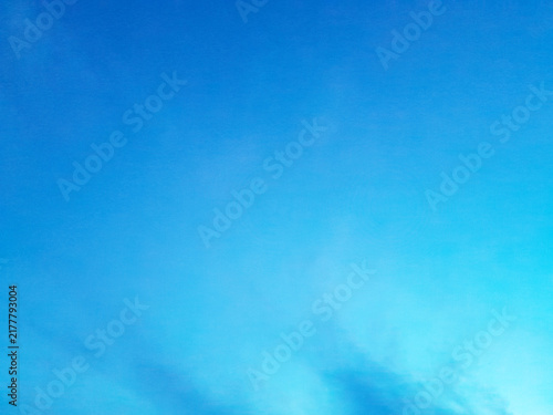endless blue sky above horizon