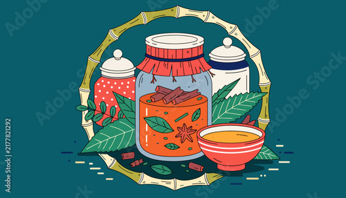 chinese tea ingredients and spices