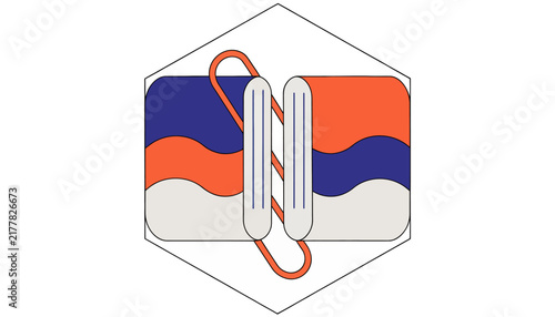 Armenia flag symbol hexagon