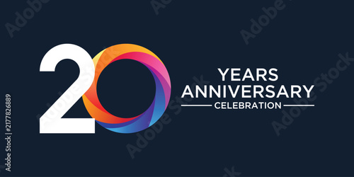 20 Years Anniversary Celebration Logo