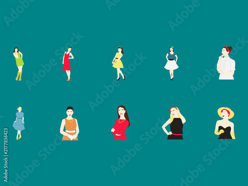 Aesthetic Woman Retro