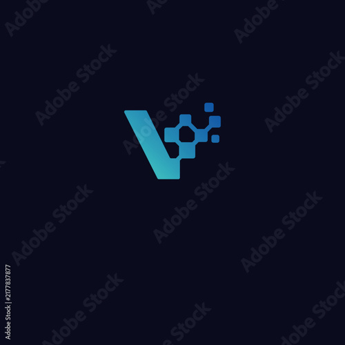V Digital Logo