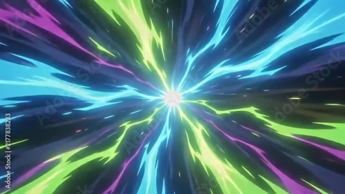 Bright Solar Flare Emerging in Dark Night Sky with Starburst Effect