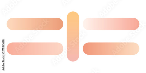 Vector Peach Gradient Color Palette