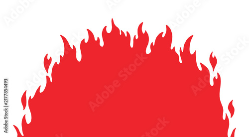 Abstract Burning Fire Flames Illustration Isolated